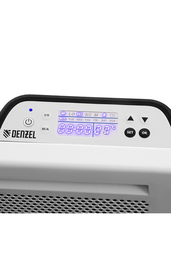 Конвектор гибридный электрический HybridX-2000, ИК нагреватель, цифровой термостат Denzel