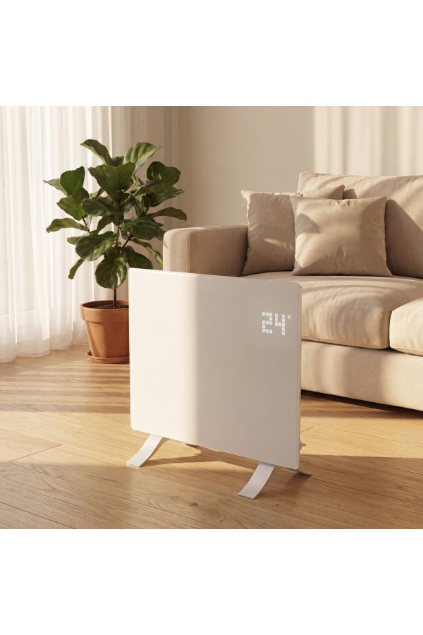 Конвектор электрический OptiPrime-1000, Wi-Fi, тачскрин, цифровой термостат, 1000 Вт Denzel