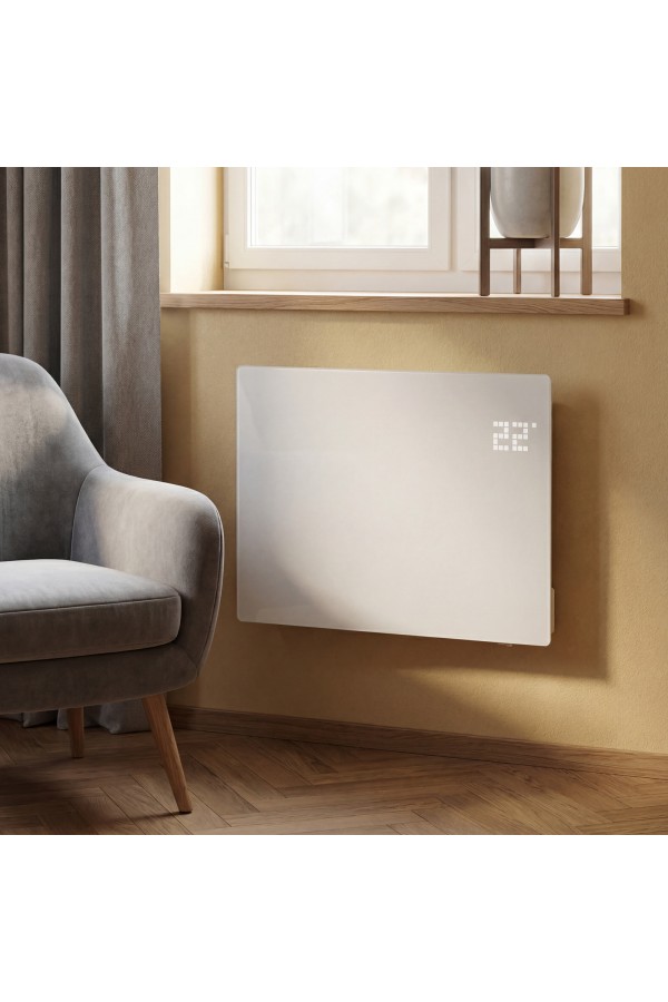 Конвектор электрический OptiPrime-1500, Wi-Fi, тачскрин, цифровой термостат, 1500 Вт Denzel