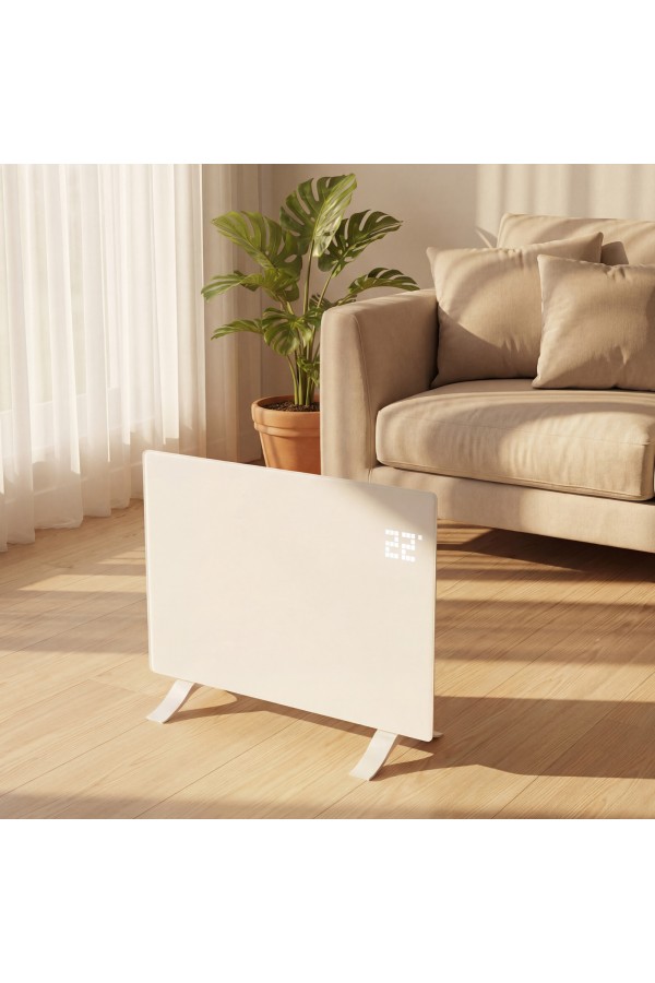 Конвектор электрический OptiPrime-1500, Wi-Fi, тачскрин, цифровой термостат, 1500 Вт Denzel