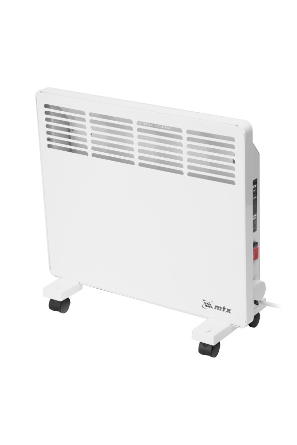 Конвектор электрический КМ-1000.1, 230 В, 1000 Вт, X-образный нагреватель, колеса, термостат MTX