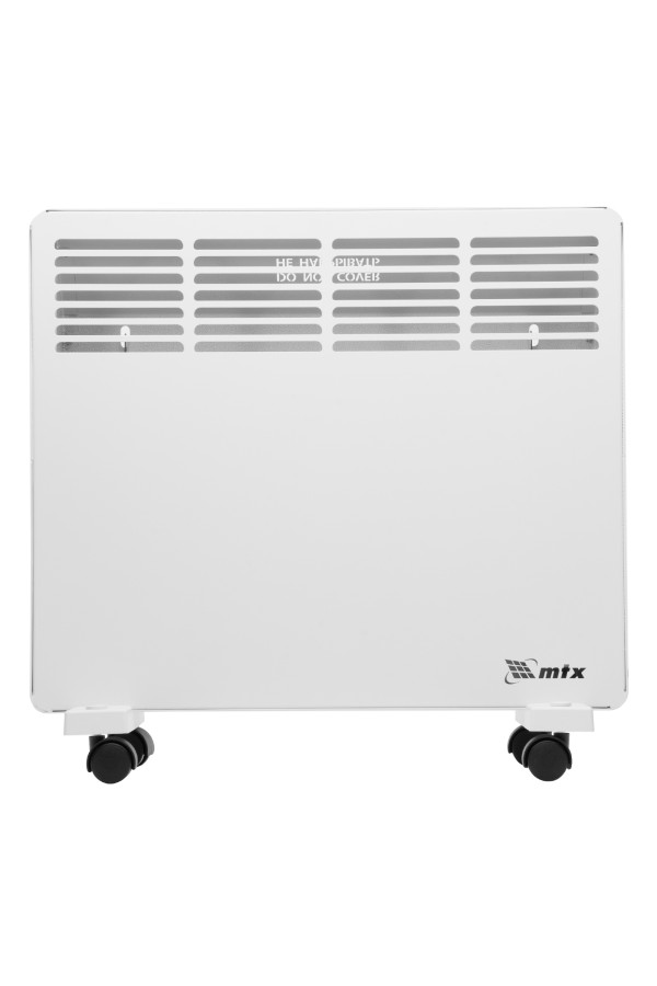 Конвектор электрический КМ-1000.1, 230 В, 1000 Вт, X-образный нагреватель, колеса, термостат MTX