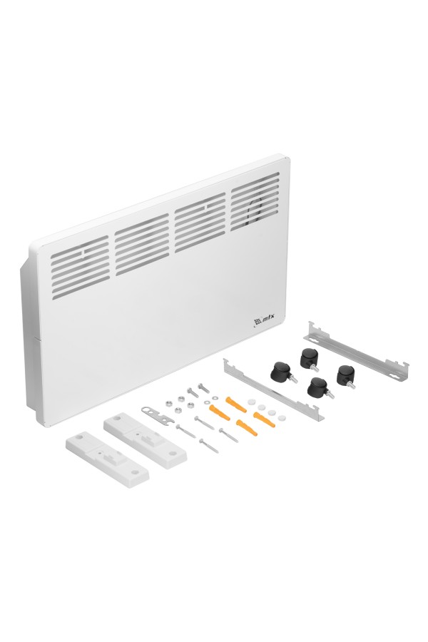 Конвектор электрический КМ-1500.2, 230 В, 1500 Вт, X-образный нагреватель, колеса, термостат MTX