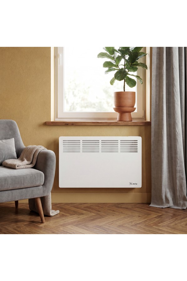 Конвектор электрический КМ-1500.2, 230 В, 1500 Вт, X-образный нагреватель, колеса, термостат MTX