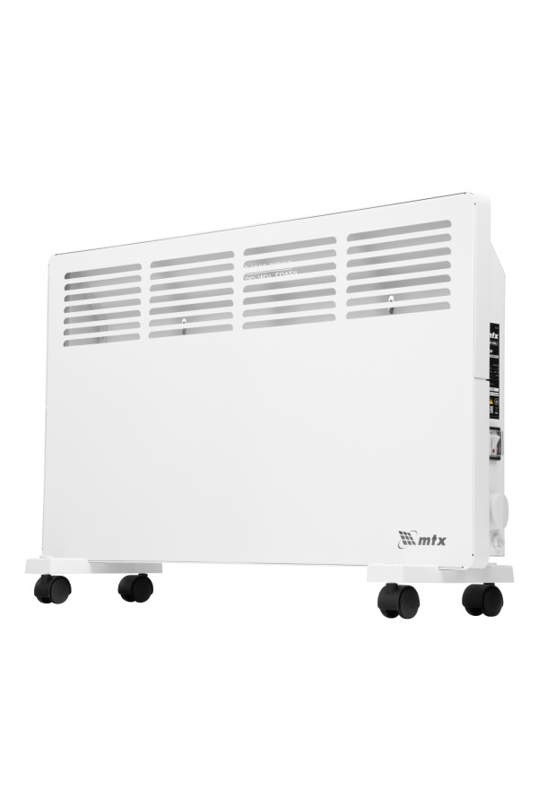 Конвектор электрический КМ-1500.2, 230 В, 1500 Вт, X-образный нагреватель, колеса, термостат MTX
