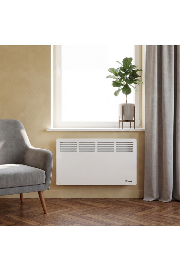 Конвектор электрический КМ-2000.2, 230 В, 2000 Вт, X-образный нагреватель, колеса, термостат MTX