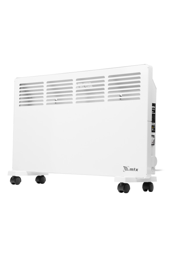 Конвектор электрический КМ-2000.2, 230 В, 2000 Вт, X-образный нагреватель, колеса, термостат MTX
