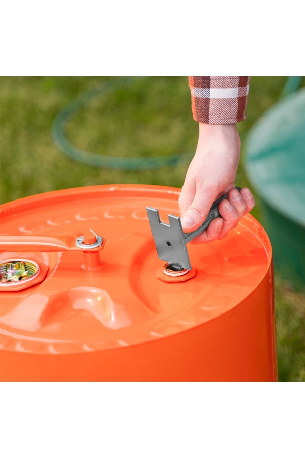 Каток газонный 70л, ручной, наливной, пробка-болт Сибртех