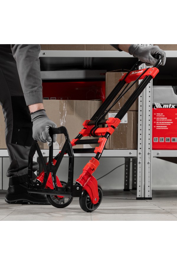 Тележка хозяйственная, складная, 2 колесная, грузоподъемность 80 кг Matrix