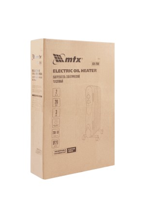 Масляный обогреватель MTX OCH-2000, 230 В, 2000 Вт // MTX