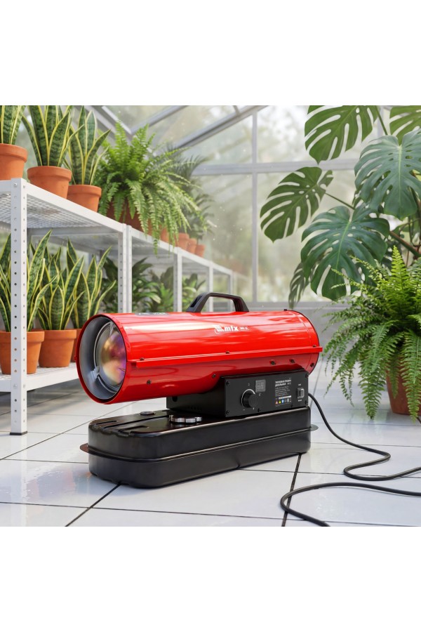 Дизельная тепловая пушка DHB-10i, 10 кВт, 400 м3/ч, прямой нагрев, термостат MTX