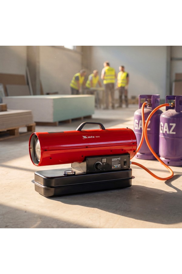 Дизельная тепловая пушка DHB-10i, 10 кВт, 400 м3/ч, прямой нагрев, термостат MTX