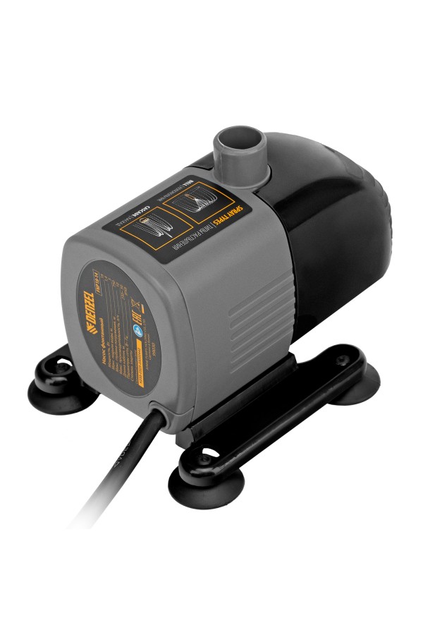 Насос фонтанный FNP18-14, 18 Вт, подъем 1,4 м, 750 л/ч, колокольчик/каскад Denzel