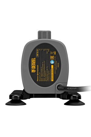 Насос фонтанный FNP18-14, 18 Вт, подъем 1,4 м, 750 л/ч, колокольчик/каскад Denzel