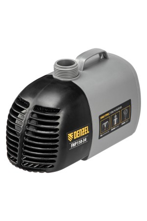 Насос фонтанный FNP110-34, 112 Вт, подъем 3,4 м, 3400 л/ч, колокольчик/каскад/гейзер Denzel