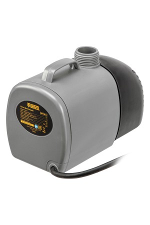 Насос фонтанный FNP110-34, 112 Вт, подъем 3,4 м, 3400 л/ч, колокольчик/каскад/гейзер Denzel