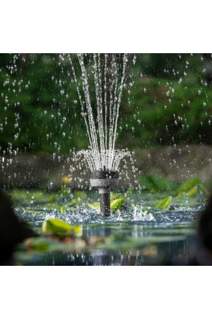 Насос фонтанный FNP90-39, 92 Вт, подъем 3,9 м, 3200 л/ч, колокольчик/каскад/гейзер Denzel