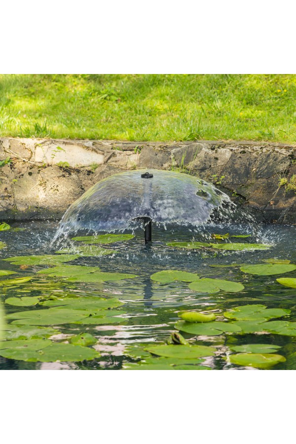 Насос фонтанный FNP90-39, 92 Вт, подъем 3,9 м, 3200 л/ч, колокольчик/каскад/гейзер Denzel