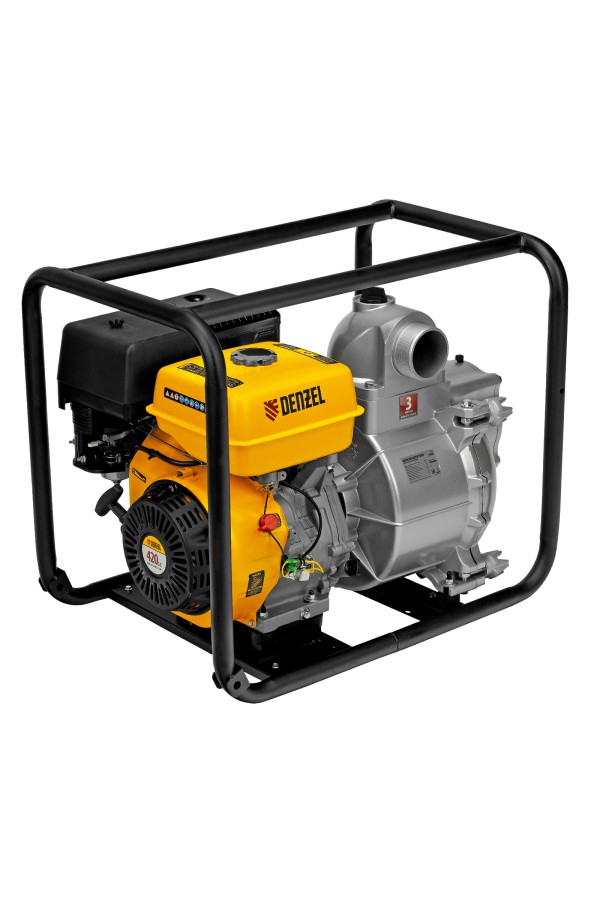 Мотопомпа бензиновая для грязной воды PX-80D, 15 л.с, 3