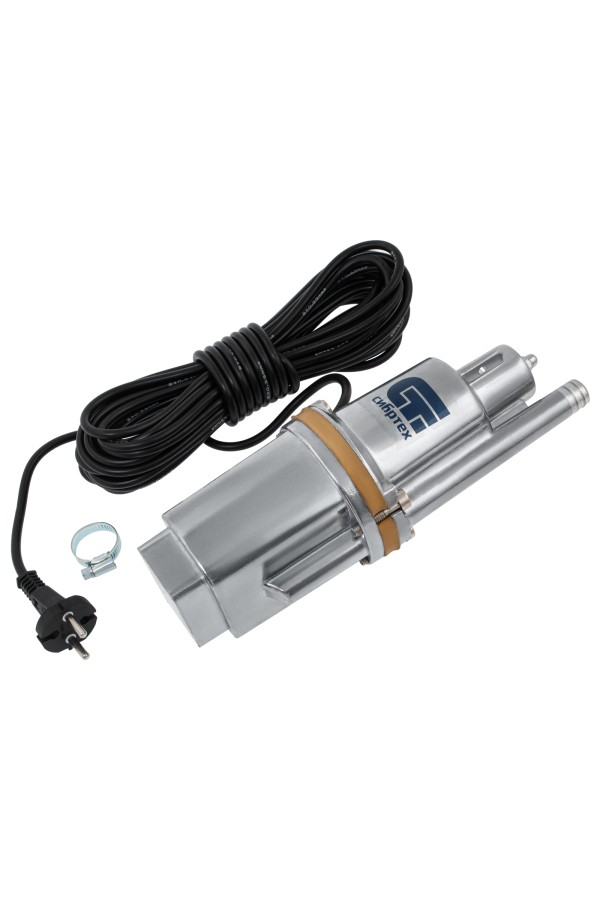 Вибрационный насос СВН300-10, верхний забор, 300 Вт, напор 75 м, 1200 л/ч, кабель 10 м Сибртех, 1200 л/ч