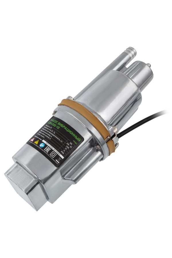 Вибрационный насос СВН300-10, верхний забор, 300 Вт, напор 75 м, 1200 л/ч, кабель 10 м Сибртех, 1200 л/ч