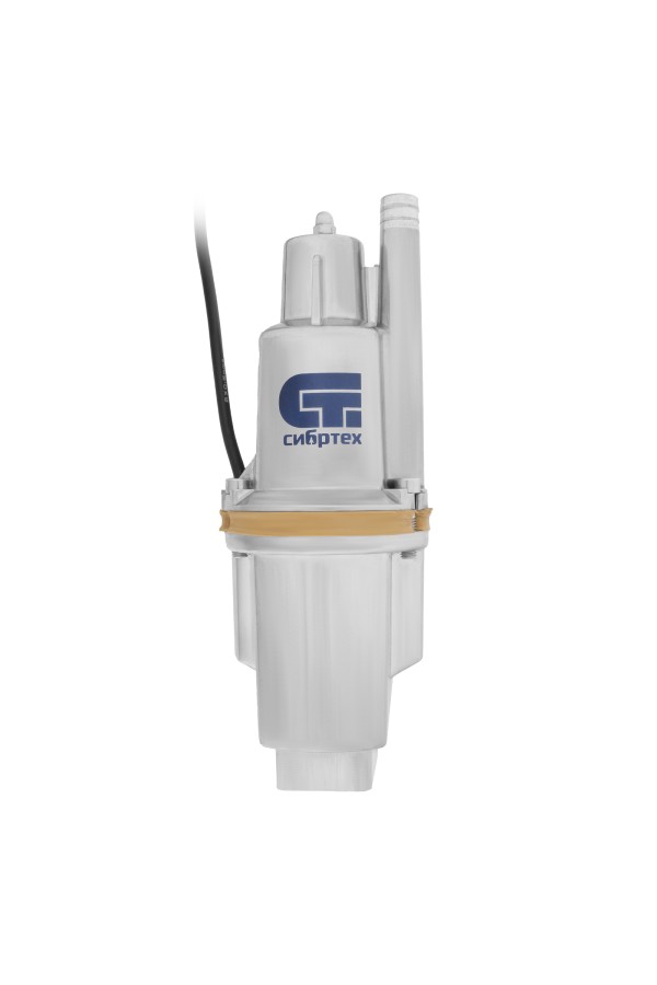 Вибрационный насос СВН300-25, верхний забор, 300 Вт, напор 75 м, 1200 л/ч, кабель 25 м Сибртех