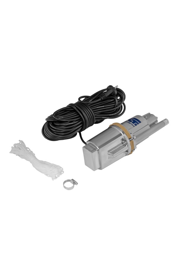 Вибрационный насос СВН300-25, верхний забор, 300 Вт, напор 75 м, 1200 л/ч, кабель 25 м Сибртех