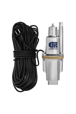 Вибрационный насос СВН300-40, верхний забор, 300 Вт, напор 75 м, 1200 л/ч, кабель 40 м Сибртех