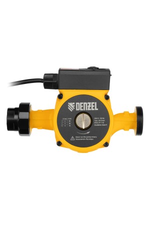 Циркуляционный насос CP25-4, напор 4 м, 50 л/мин, 1 м кабель, монт. длина 180 мм Denzel