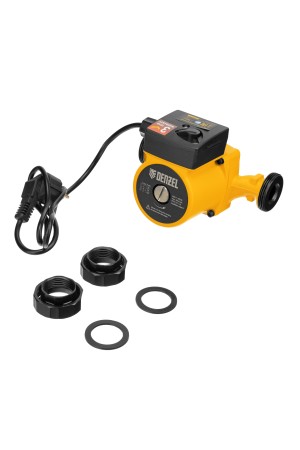 Циркуляционный насос CP25-6, напор 6 м, 50 л/мин, 1 м кабель, монт. длина 180 мм Denzel