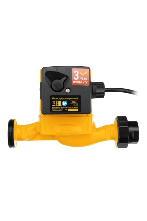 Циркуляционный насос CP25-6, напор 6 м, 50 л/мин, 1 м кабель, монт. длина 180 мм Denzel