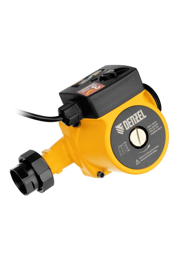 Циркуляционный насос CP25-6, напор 6 м, 50 л/мин, 1 м кабель, монт. длина 180 мм Denzel