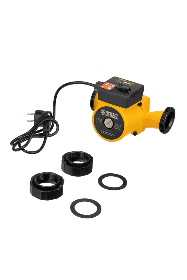 Циркуляционный насос CP32-4, напор 4 м, 50 л/мин, 1 м кабель, монт. длина 180 мм Denzel