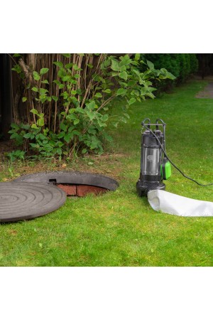 Фекальный насос СФН1100-Н, 1100 Вт, напор 10 м, 18000 л/ч, нож Сибртех