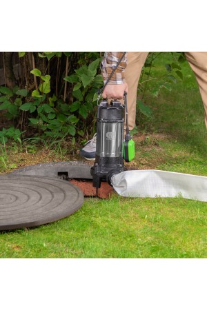 Фекальный насос СФН1100-Н, 1100 Вт, напор 10 м, 18000 л/ч, нож Сибртех