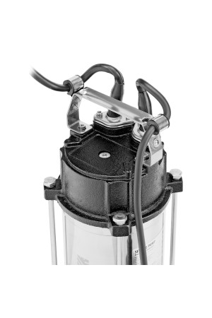 Фекальный насос FP1800-KS, 1800 Вт, напор 17 м, 26000 л/ч, нож-измельчитель Denzel