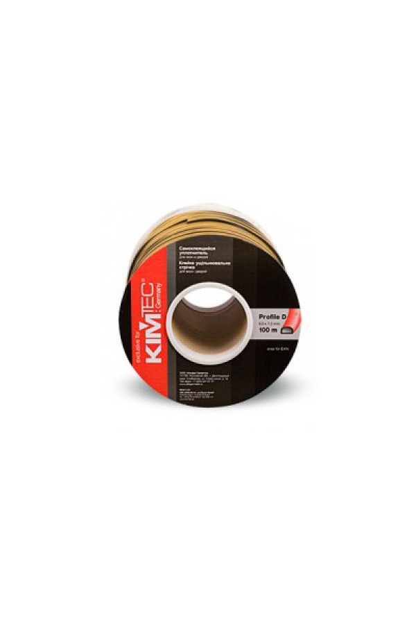 Уплотнитель KimTec D 9*7,5 бухта 100 м. черный 04-14-41 (6)