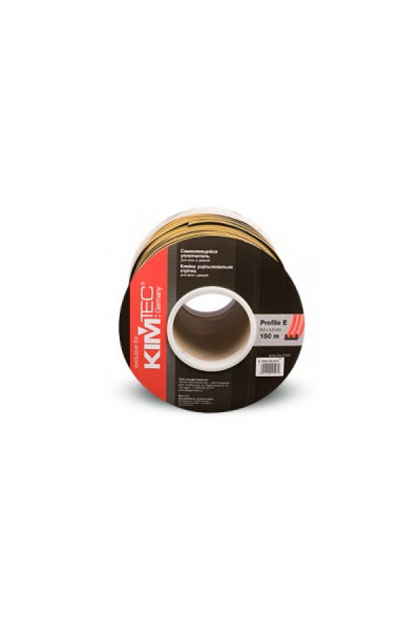Уплотнитель KimTec Е 9*4 бухта 150 м. черный 04-14-44 (6)