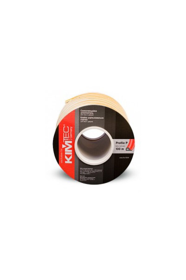 Уплотнитель KimTec Р 9*5,5 бухта 100 м. белый 04-14-05 (6)
