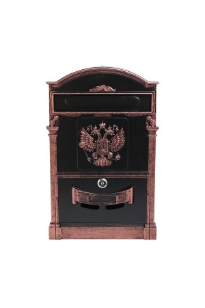 Ящик почтовый АЛЛЮР №4011В "Герб"старая медь (5)