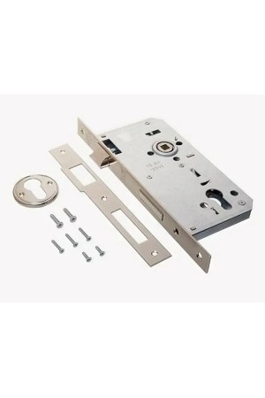 KALE 152/R 60mm W/B никель б/мех.секр Замок врезной б/руч (20)
