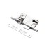 RENZ LB 8550-2/1 CP хром Замок врезной  б/руч (50)