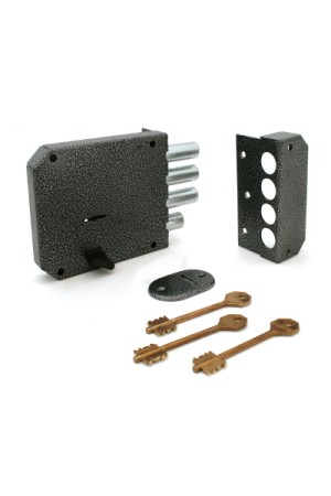 Симеко  ЗН-2*3  3 ригеля с ЗД, 3 кл.Замок накладной тяж.(10)