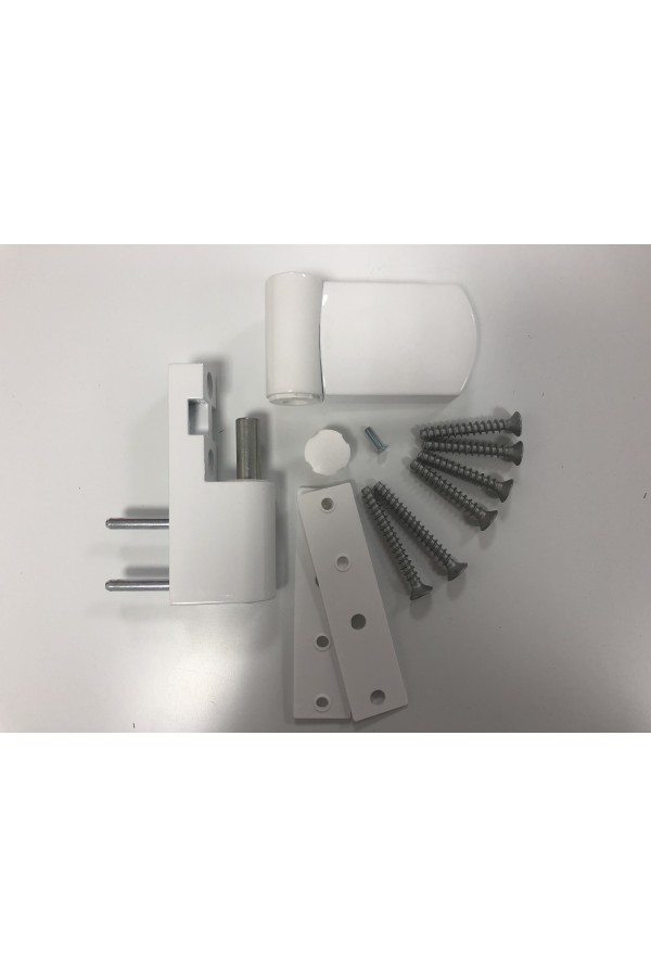 ЛДМ DH-R27.1 (02) (ан. Roto PS-27) 140 кг. Белый Ral 9016  Эконом Дверная петля для ПВХ (30)