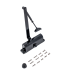 NOTEDO Доводчик дверной  DC-090 BLACK до 130 кг черный. (10)