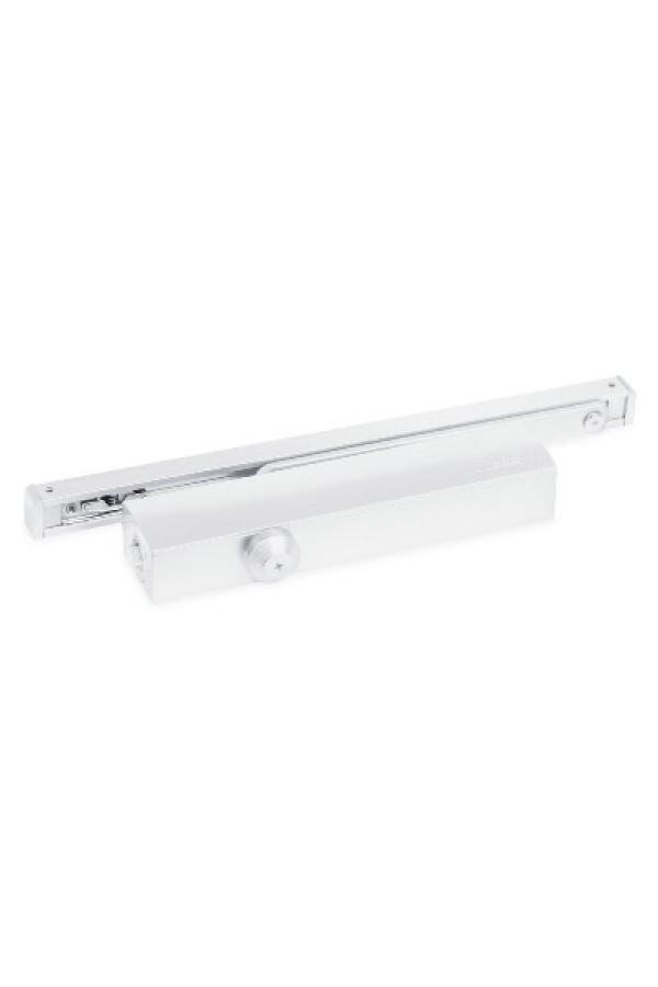 NOTEDO Доводчик дверной  DC-045-155 SL+HO+DA+BC WHITE со скольз.тягой до 150 кг (6)