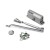 NOTEDO Доводчик дверной DC-060-I GRAY до 60 кг серый (10) NOTEDO Доводчик дверной DC-060-I GRAY до 60 кг серый (10)