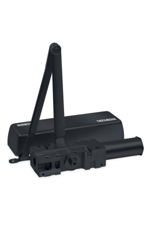 NOTEDO Доводчик дверной DC-020-200 DA с кожухом и кронштейном BLACK до 200 кг (4)