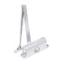NOTEDO Доводчик дверной  DC-080 DA SILVER до 100 кг сереб. (10)