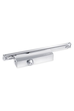 NOTEDO Доводчик дверной  DC-025-095 SL+HO+DA+BC PRO (ПРО) SILVER серебро со скольз.тягой до 100кг(6)
